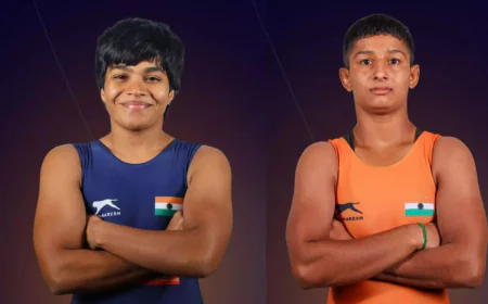 India Secure Double Podium at Wrestling Ranking Series