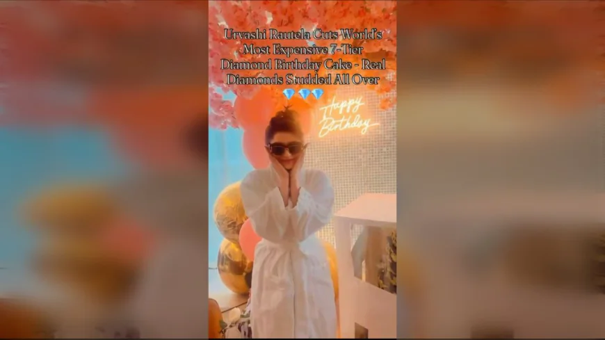 ₹16 Crore Diamond Cake: Urvashi’s Grand Birthday